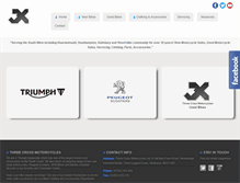 Tablet Screenshot of 3xmotorcycles.com